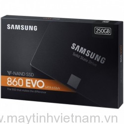 Ổ SSD Samsung 860 Evo 250Gb SATA3 (đọc: 550MB/s /ghi: 520MB/s)