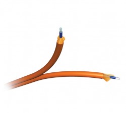 AMP 1-1859425-2 Fiber Optic Cable, Interconnect, 2-Fiber (Zipcord), OM2, 3.0mm, OFNR