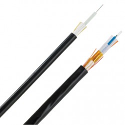AMP 1-1427451-4 Fiber Optic Cable, Outside Plant, 8-Fiber, OS2, Dielectric Jacket