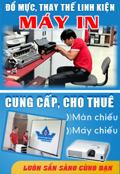 mực máy in, linh kiện máy in, màn chiếu, máy chiếu