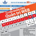 TUYỂN DỤNG: QUẢN TRỊ WEB - 5.2014