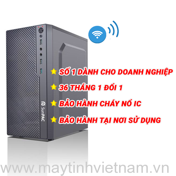 Máy tính để bàn Sunpac Mini Tower PG5424W -SSD240G/Wifi