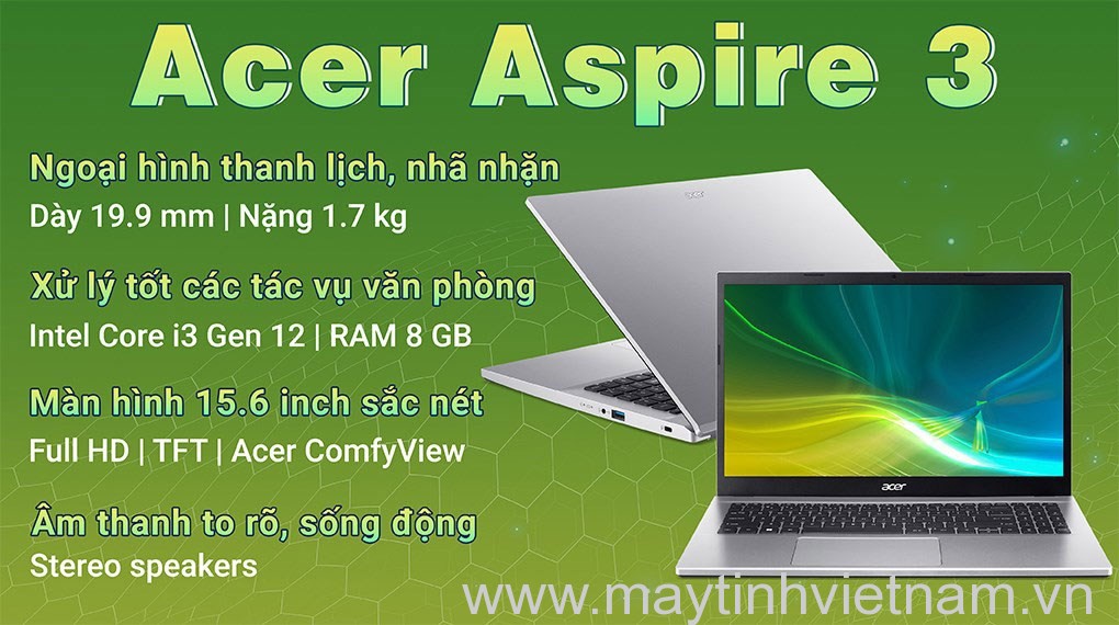Laptop Acer Aspire 3 A315-59-38PG NX.K6TSV.00A