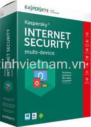 Phần mềm diệt virut Kaspersky Internet security (5PC/12T)