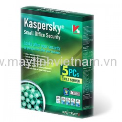 PM diệt virut Kaspersky Small Office Security (1 Server + 05 máy trạm)