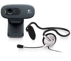 Webcam LOGITECH C270H ( Tai nghe đi kèm)