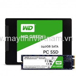 Ổ SSD Western Green 240Gb SATA3 (đọc: 540MB/s /ghi: 465MB/s)