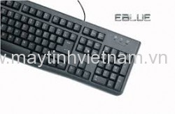 Bàn phím Eblue EKM045BK Pro (USB, có dây)