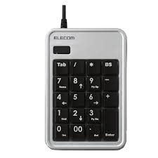 Bàn phím số Elecom TK-TCM003SV (USB, Có dây)