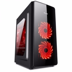 Vỏ máy tính Vitra HERA G8 fan - Black (ATX / M-ATX)