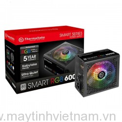 Nguồn Thermaltake Smart RGB 600W -80 Plus White (PS-SPR-0600NHSAWE-1)