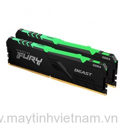 Ram Kingston FURY Beast RGB 16GB (2x8GB) DDR4 3200MHz (KF432C16BBAK2/16)