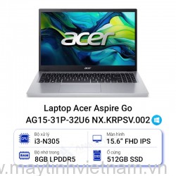 Laptop Acer Aspire Go 15 AG15-31P-32U6 NX.KRPSV.002