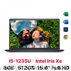 Laptop Dell Inspiron 15 3520 i5U085W11BLU (Core i5-1235U | 8GB | 512GB | Intel Iris Xe | 15.6 inch FHD | Win 11 | Office | Đen)