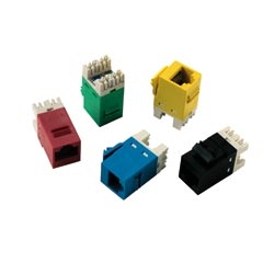 AMP Category 6 Modular Jack, Unshielded, RJ45, SL, T568A/B, Almond 1375055-1