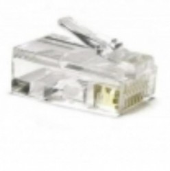 AMP Category 5e Modular Plug, Unshielded, RJ45, 24AWG, Stranded 5-558530-2