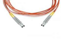 AMP 2105026-3 Fiber Optic Cable Assembly, Duplex LC, OM2, 3m