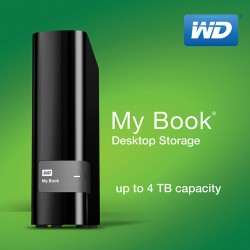 Ổ cứng cắm ngoài Western Digital (WD) My Book 3.5' - 4TB USB 3.0