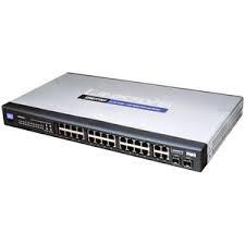 Thiết bị chia mạng Cisco SRW224G4-K9-  24 cổng 10/100 + 2 10/100/1000 + 2 combo mini-GBIC