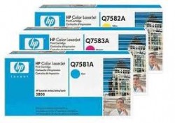 Hộp mực in HP Q7581A->7583A ( Vàng, Xanh, Đỏ)