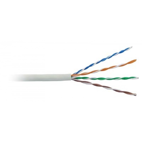 AMP Category 6A FTP (XG) Cable, 4-Pair, 23AWG, Solid, LSZH, 305m, White 1859218-2