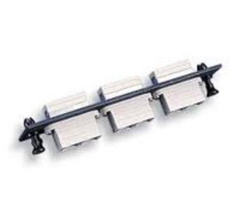 AMP 84660-1 Fiber Optic Snap-In Adapter Plate, Duplex SC, 6-Fiber, MM
